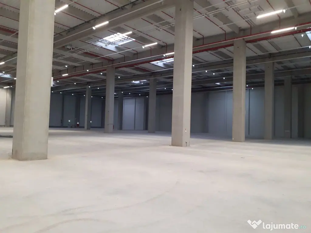 Hale logistice si industriale clasa A, supr 1000 mp la 70... 