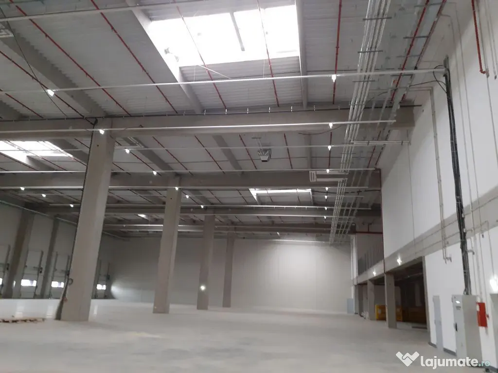 Hale logistice si industriale clasa A, supr 1000 mp la 70... 