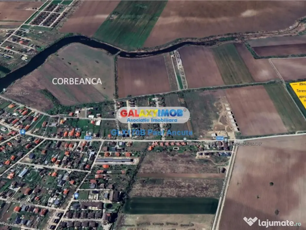 Teren Corbeanca 25000 mp locuinte Rezidential
