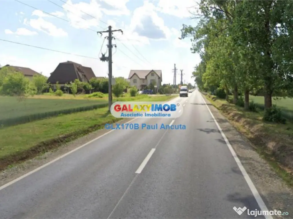 Teren sosea Unirii Balotesti Caciulati 10700 mp Comercial 