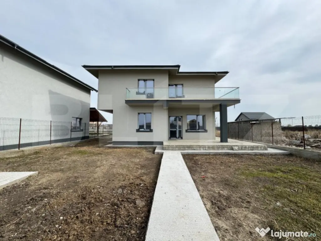 Casă P + E de 111 mp utili, teren 339 mp, Pielești, zona M