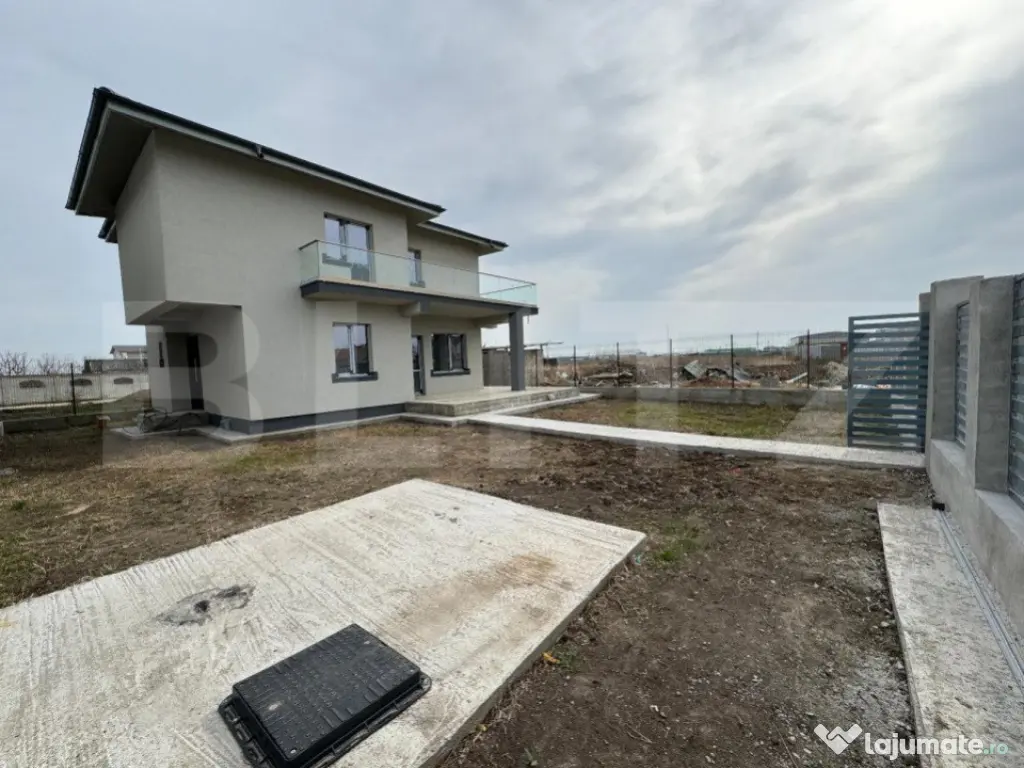 Casă P + E de 111 mp utili, teren 339 mp, Pielești, zona M