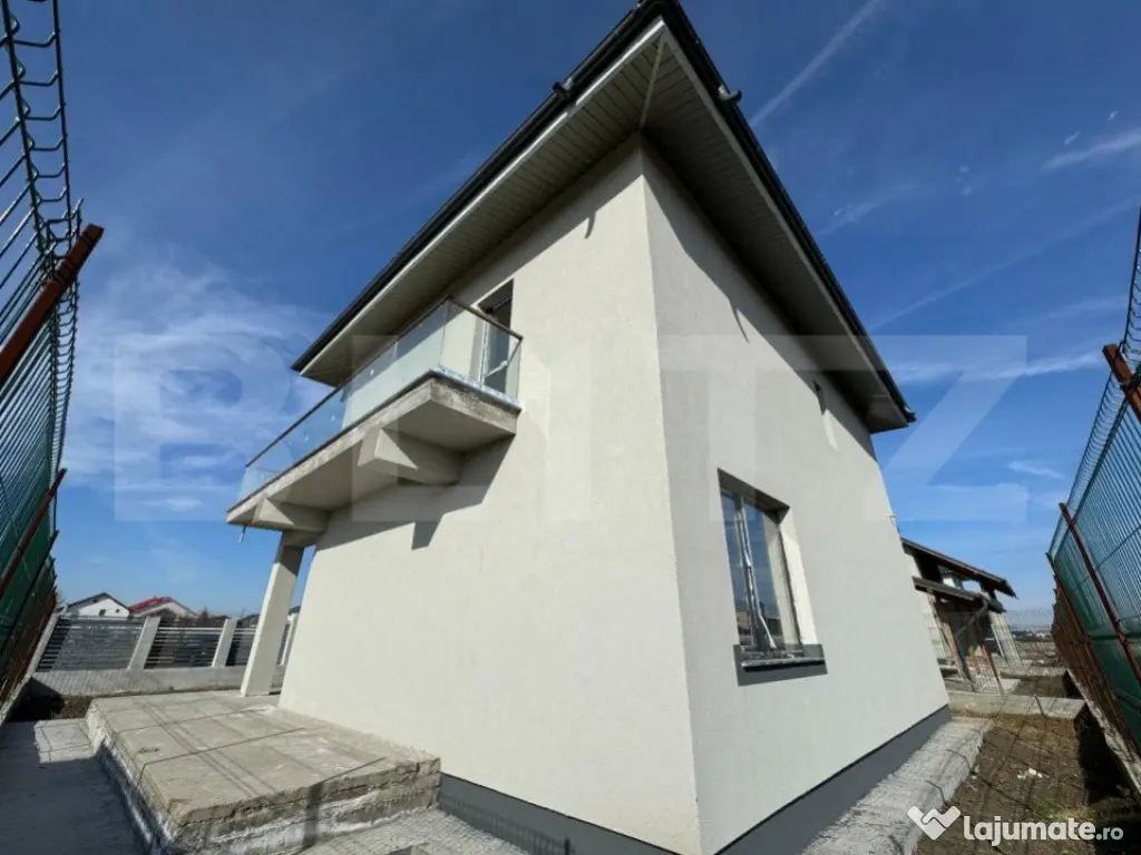 Casă P + E de 111 mp utili, teren 339 mp, Pielești, zona M