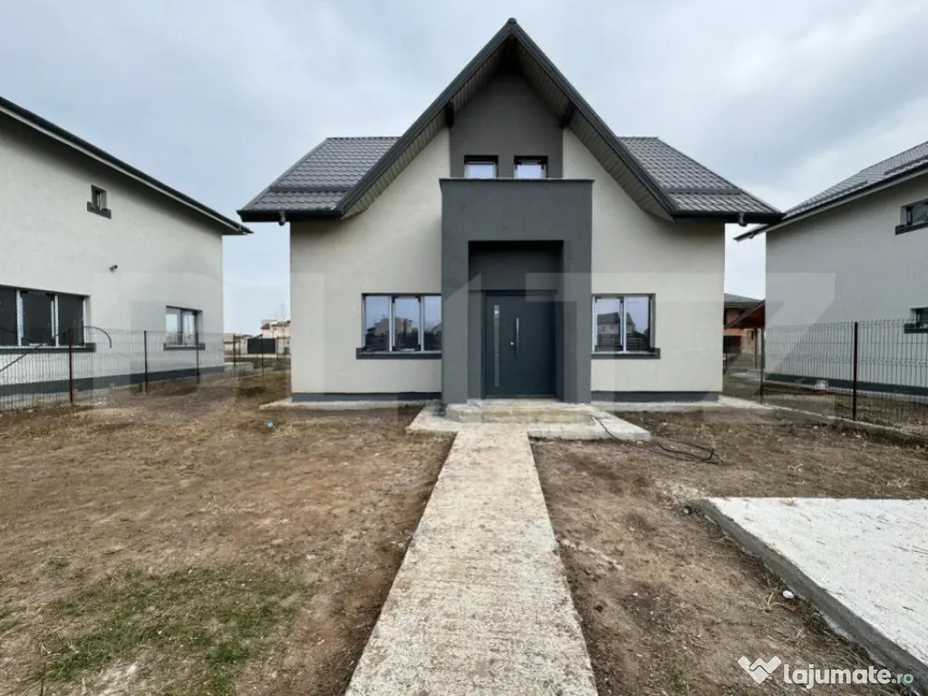 Casă P + M de 110 mp utili, teren 339 mp, Pielești, zona M