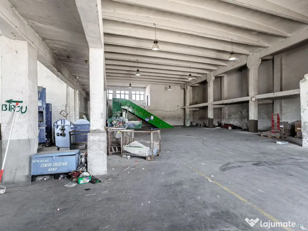 Hala depozit/spatiu productie 596mp+2171mp curte de inchi... 