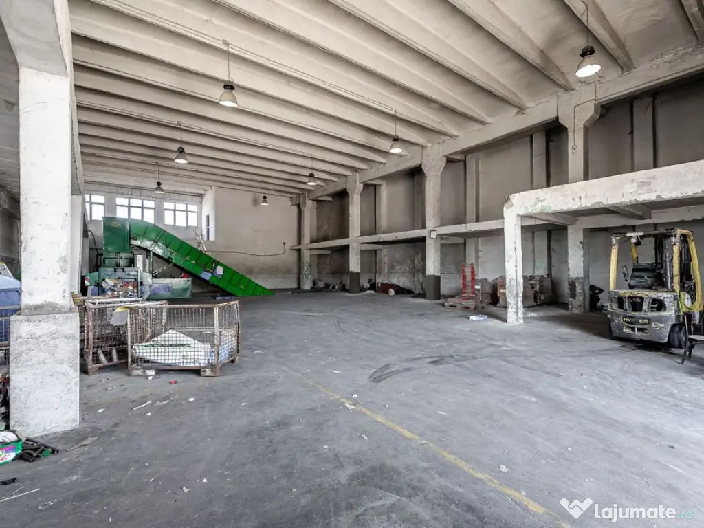 Hala depozit/spatiu productie 596mp+2171mp curte de inchi... 