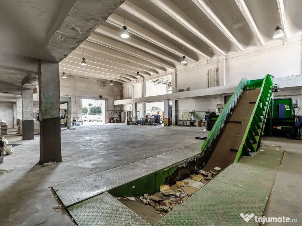 Hala depozit/spatiu productie 596mp+2171mp curte de inchi... 