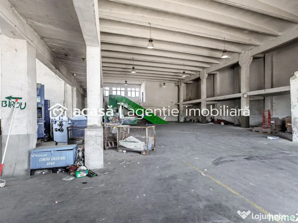 Hala depozit/spatiu productie 596mp+2171mp curte de inchi... 