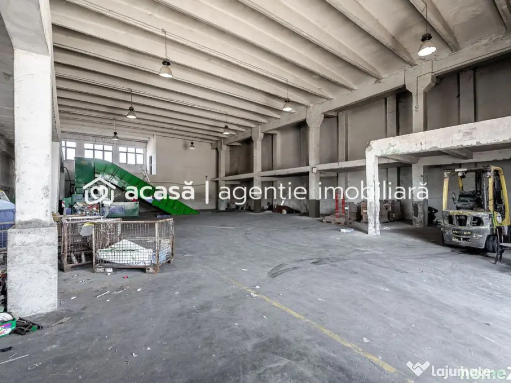 Hala depozit/spatiu productie 596mp+2171mp curte de inchi... 