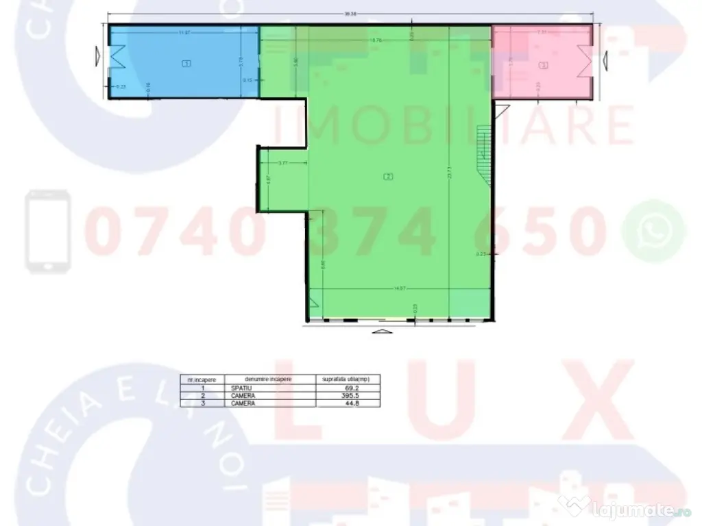 ID 8218 Spatii comerciale - hale DE INCHIRIAT