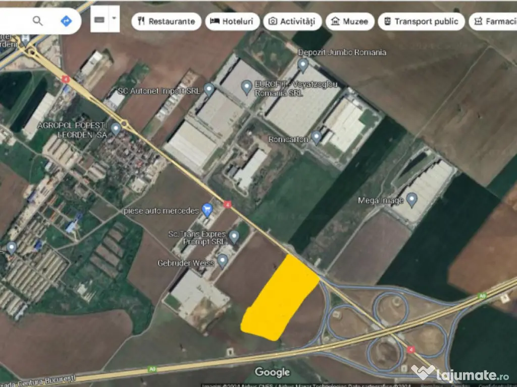 Teren dezvoltare industriala 