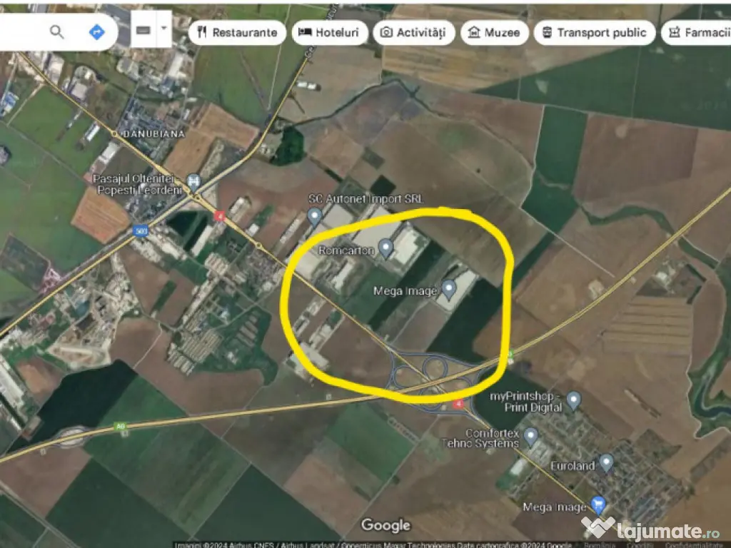 Teren dezvoltare industriala 