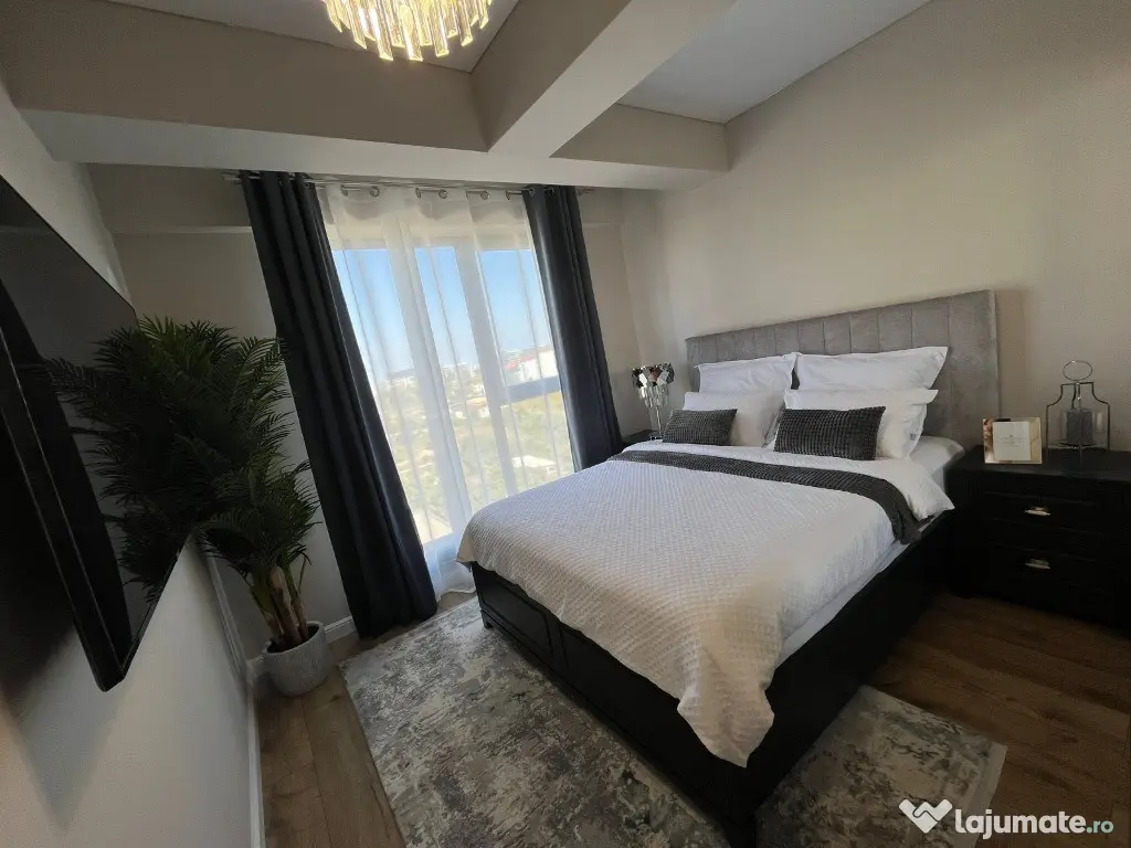 Apartament 2 camere Mamaia - OBA Lake-Mobilat - Loc de parcare inclus 