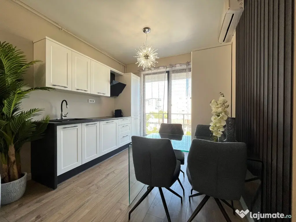 Apartament 2 camere Mamaia - OBA Lake-Mobilat - Loc de parcare inclus 