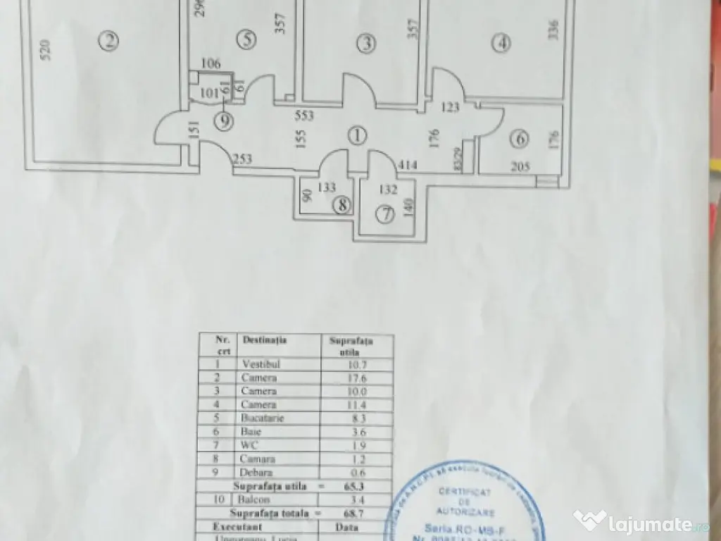 APARTAMENT 3 CAMERE RAHOVA, SLT POPA 