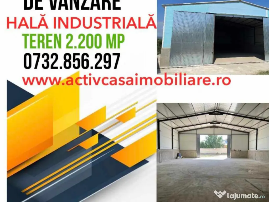 Hala 350 mp,de vanzare