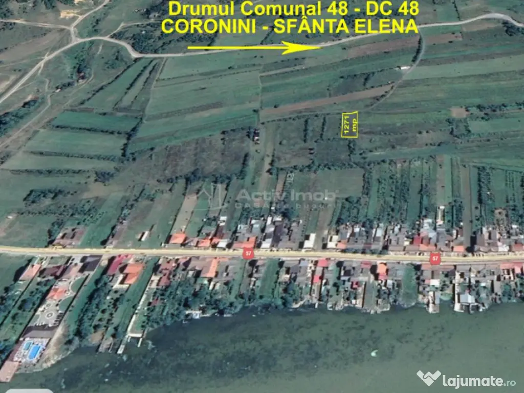 Coronini, Teren Drept, Vedere la Dunare, 6 Euro/Mp, Negociab