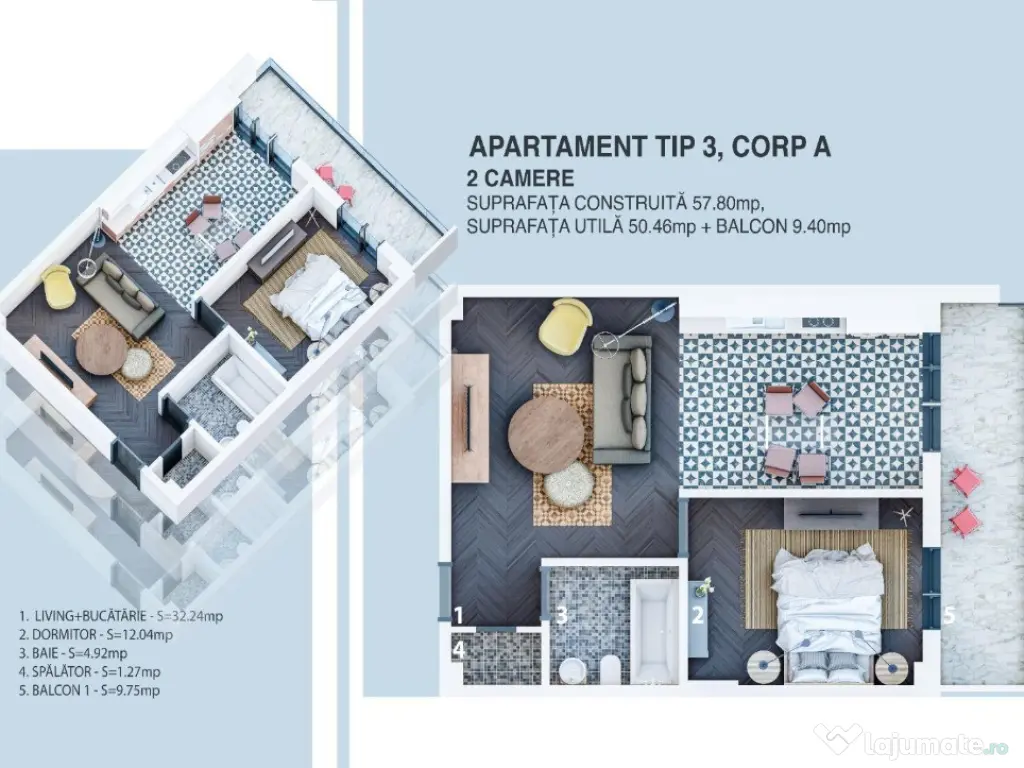 Direct Dezvoltator apartamente premium,la cheie ,de la 65.000 eur