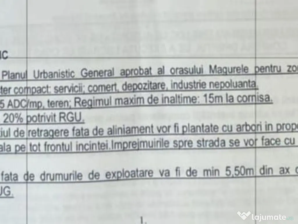 Teren Industrial acces dublu Magurele si Centura Bucurest... 