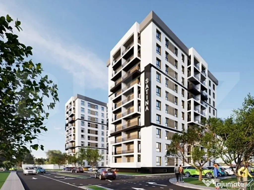 Comision 0% la cumparator! Apartament 2 camere, 63 mp, Satin