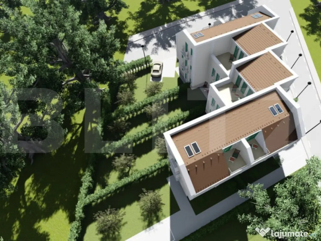 Vila 4 camere in ansamblu de case insiruite, 145mp, Otopeni