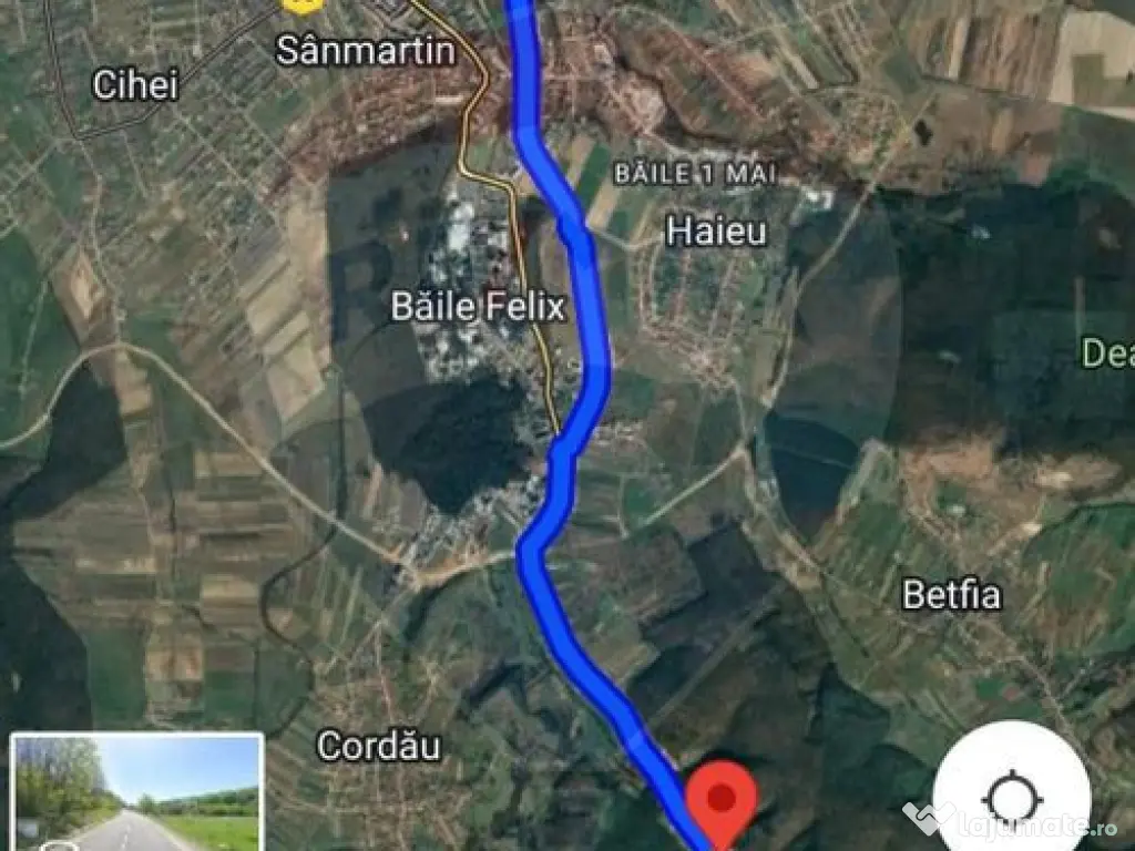 Teren intravilan de vanzare in Hidiselu de Jos, jud.Bihor