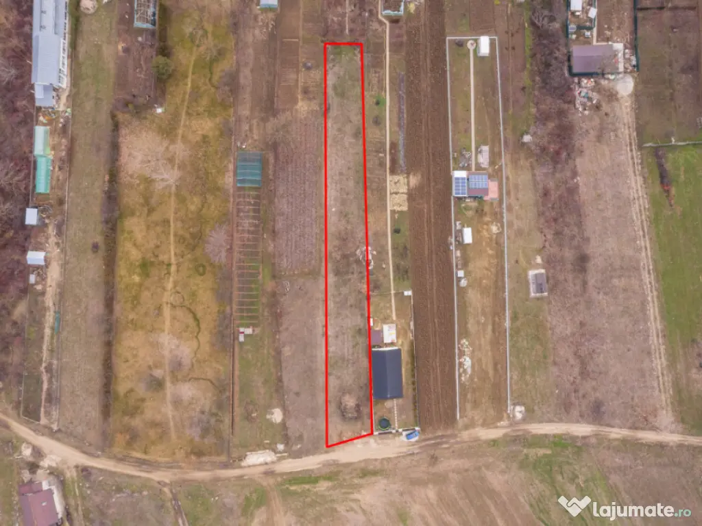 CORNETU, TEREN CONSTRUCTII 1293 MP, FRONT 12,50M! 