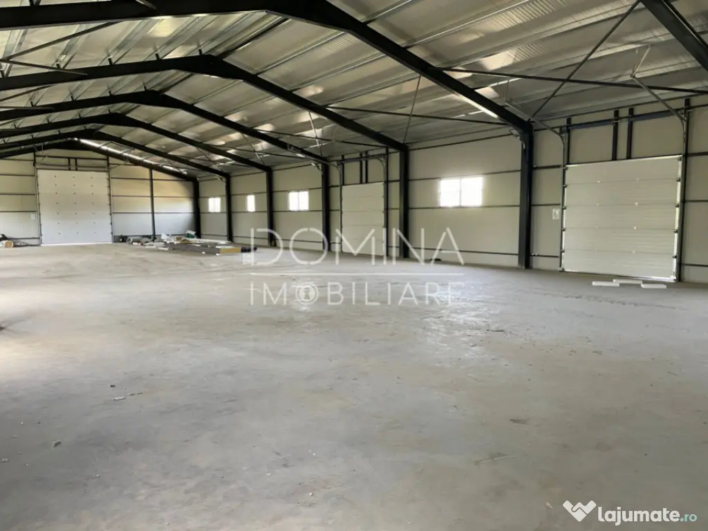 Hală industrială NOUĂ în Bălești, la 5 km de Tg.Jiu 