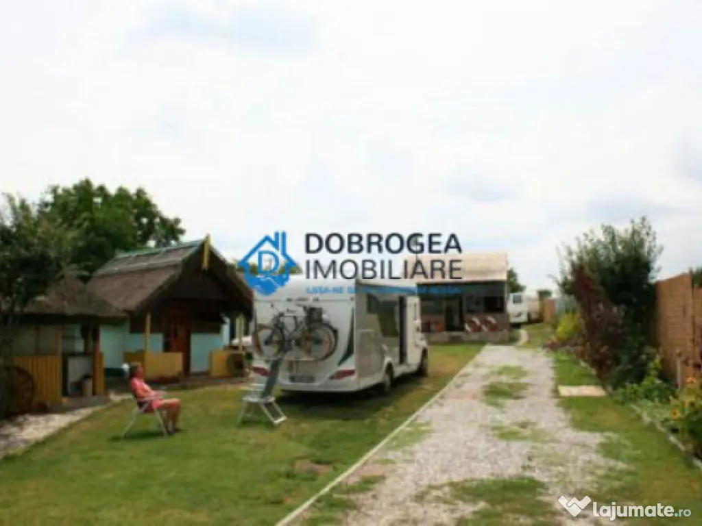 Murighiol, teren intravilan 1187 mp, Camping cu casute si fo 