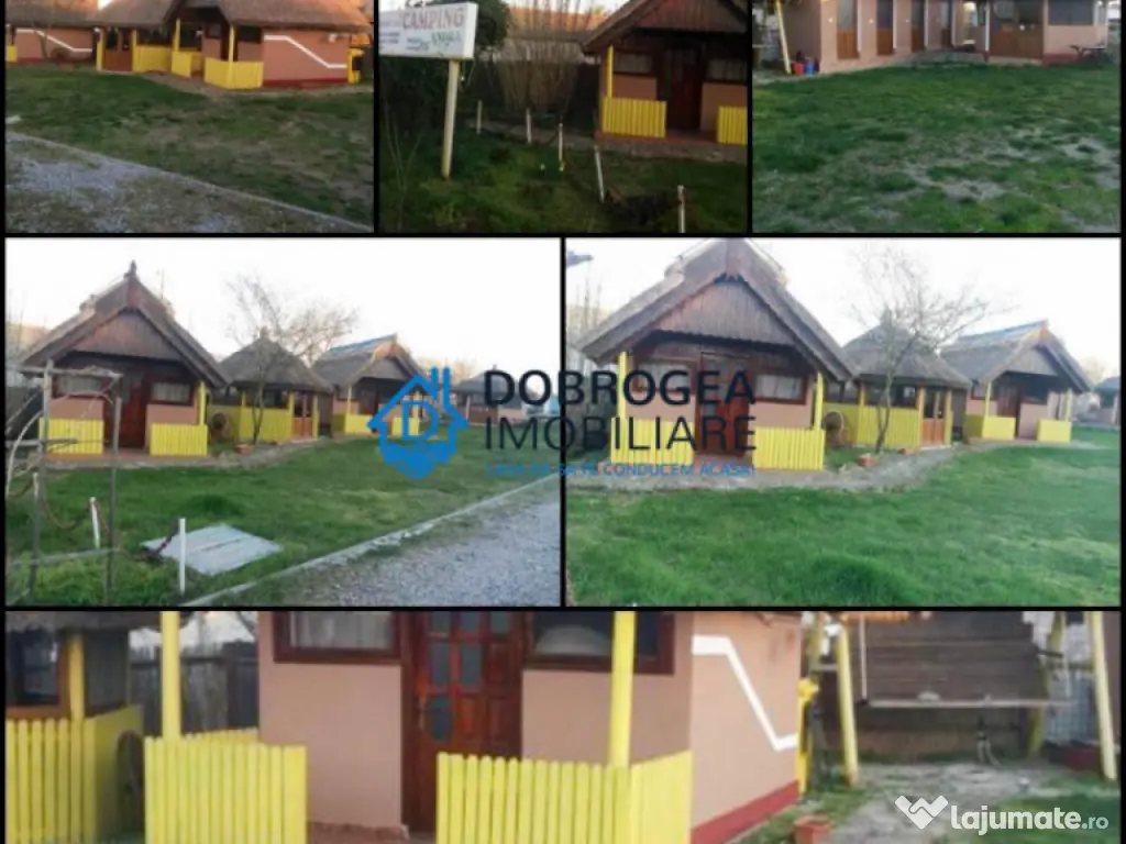 Murighiol, teren intravilan 1187 mp, Camping cu casute si fo 