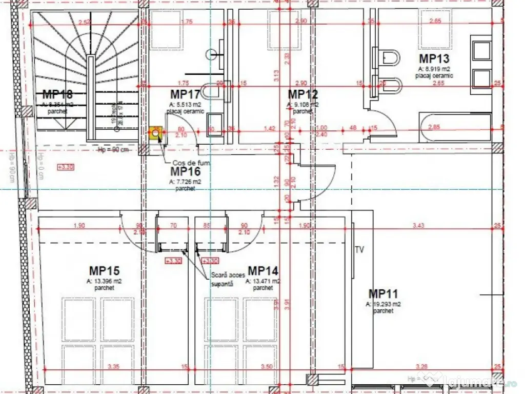 Casa tip duplex la 10min de centru! 3 nivele, teren 280mp