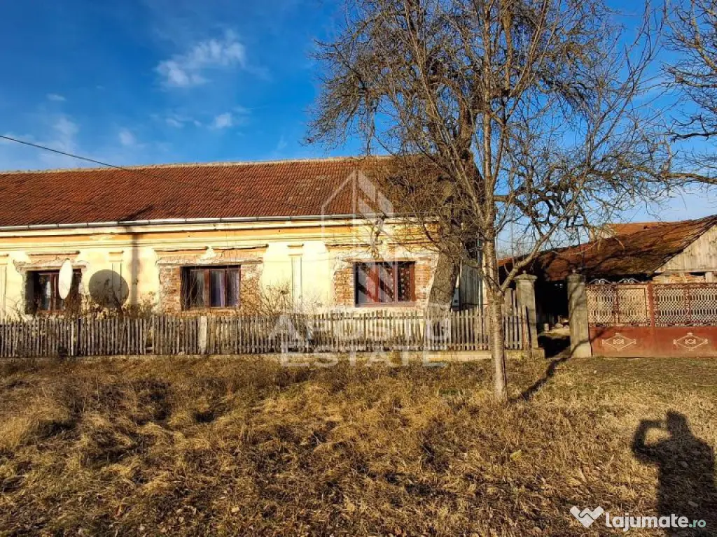 Casa de caramida in Tela si Teren Generos de 4320 mp 