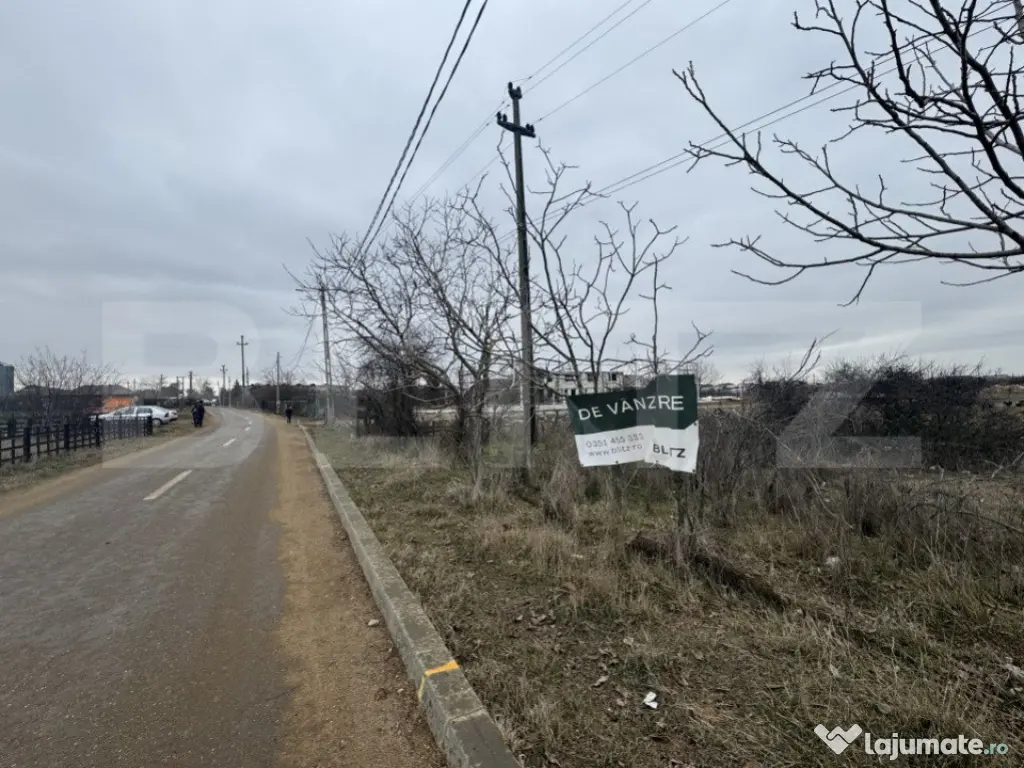 Teren intravilan pretabil industrial, 3600 mp, front 22,03 m