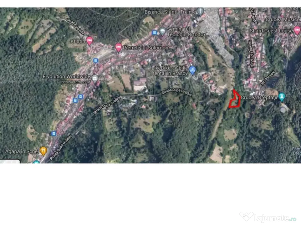 Teren 1577 mp zona Schei