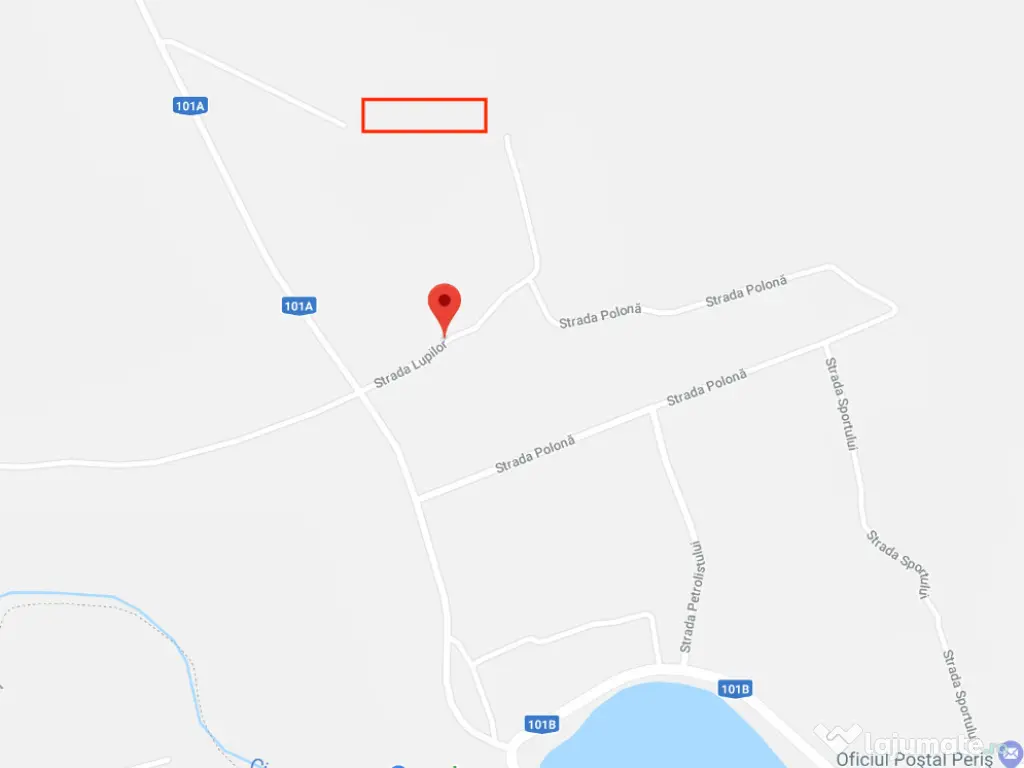 Teren Peris 5000-8700mp in rate 1000 eur/luna langa Tancabesti, Snagov 