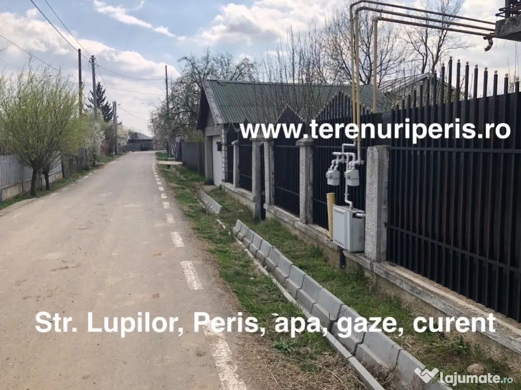 Teren Peris 5000-8700mp in rate 1000 eur/luna langa Tancabesti, Snagov 