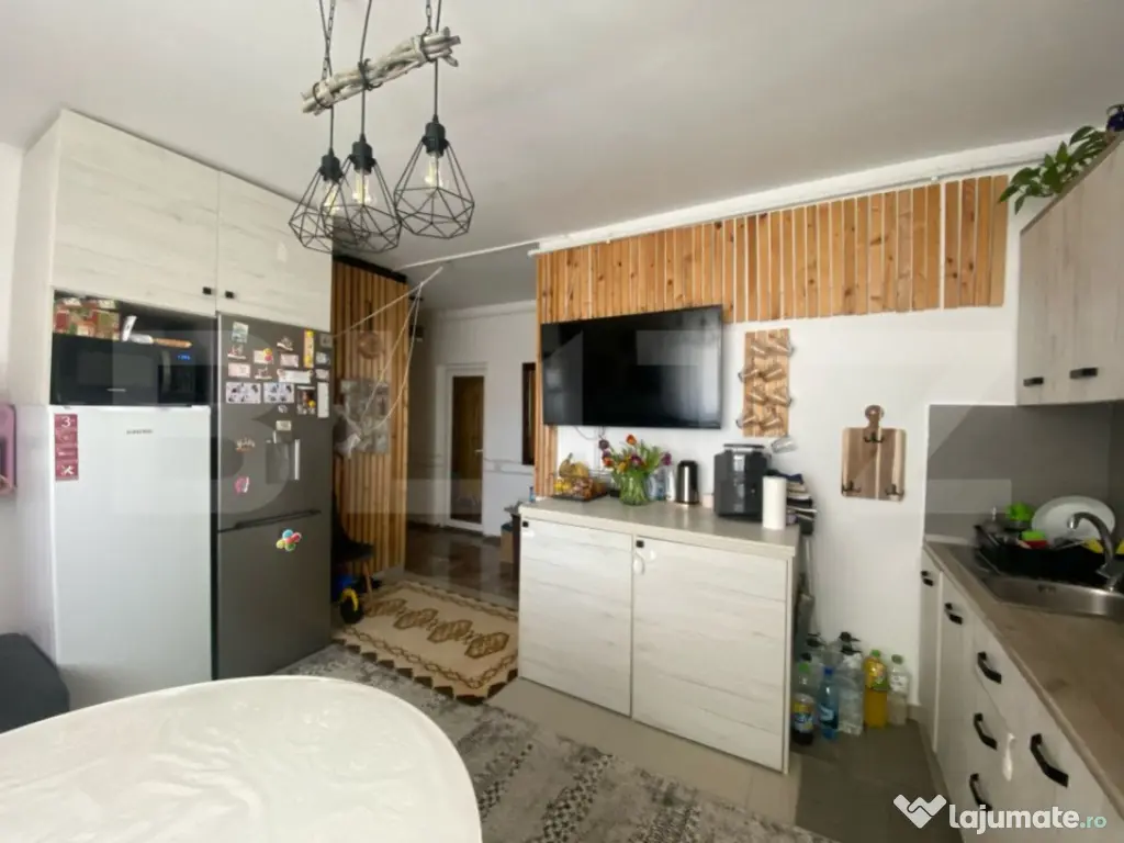 Apartament 3 camere, 58mp, modern, parcare, zona Terra