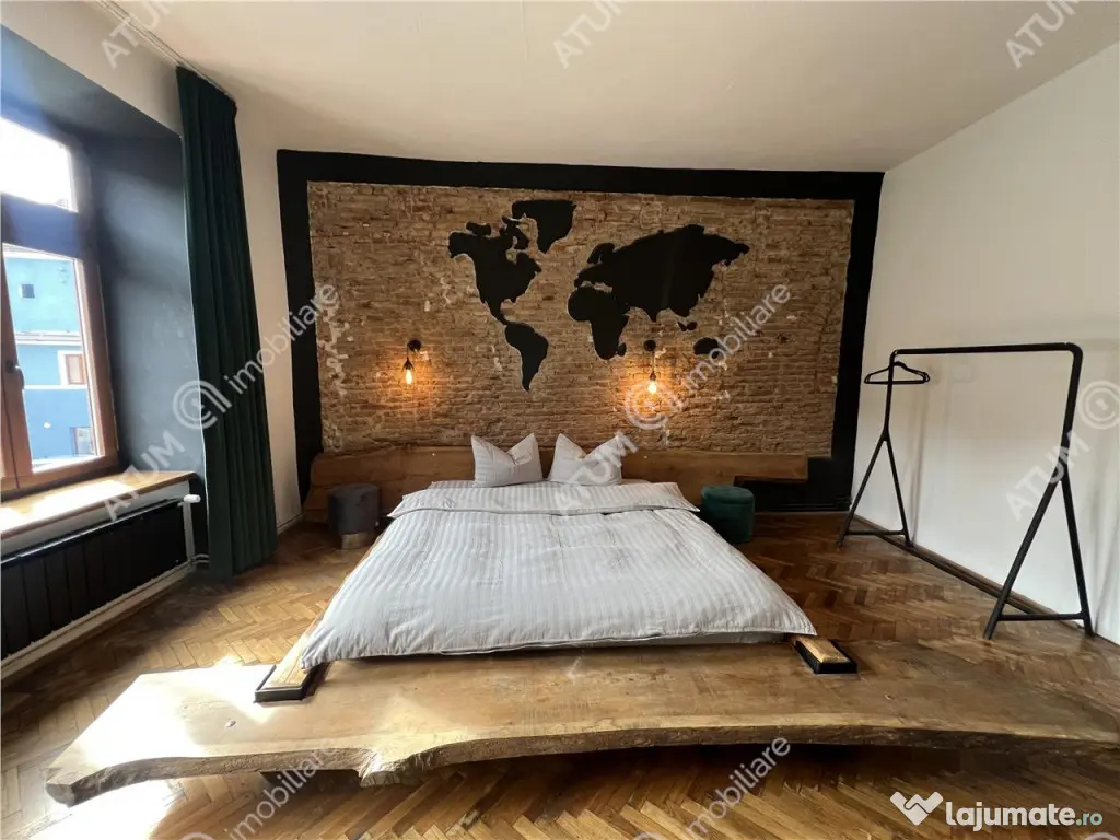 Doua studiouri renovate la etajul 1 zona Centrala/Pietonala 