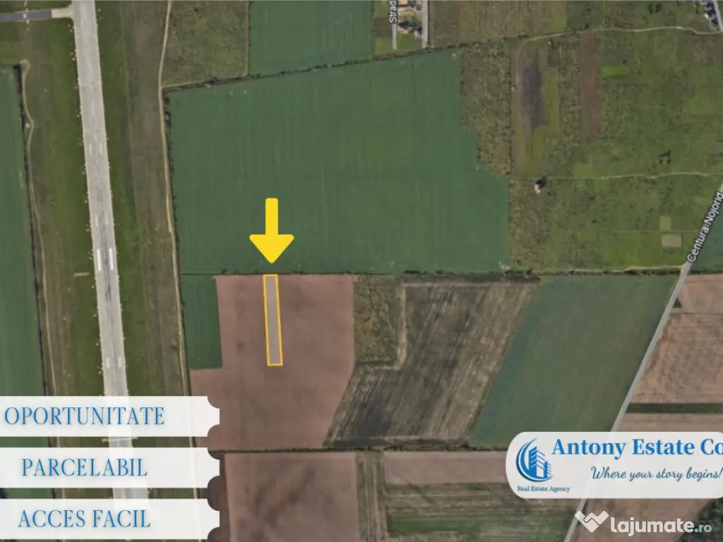 Teren de intravilan - Zona Grigorescu, iesirea spre Nojorid