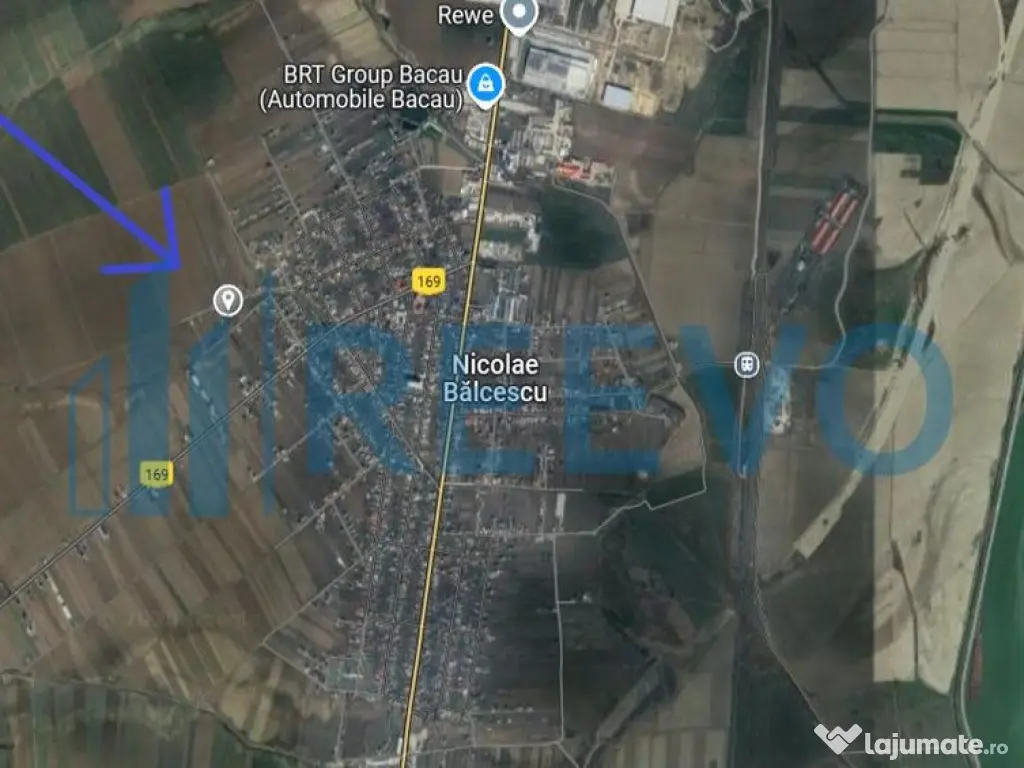 Teren de vânzare, Com. Nicolae Bălcescu, Jud. Bacău 