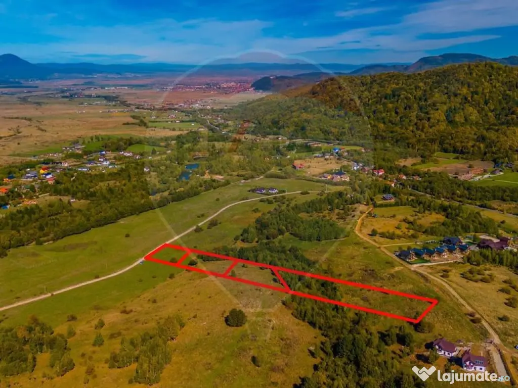 Teren 1,574mp Rasnov, Strada Valea Panicelului- varf de deal 