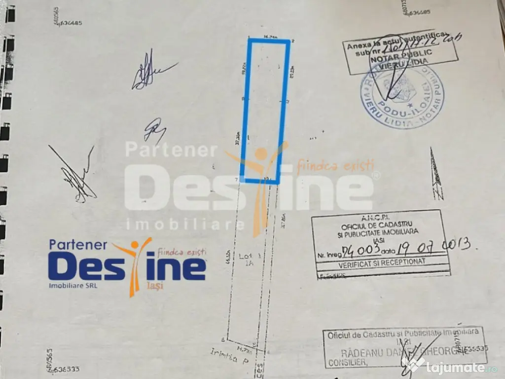 Comision 0%, Letcani, teren 1055 mp, 20.900 euro