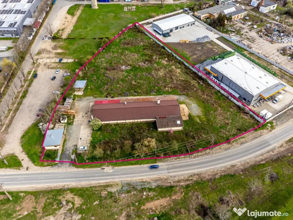 Hala industrială cu teren 10.495 mp – potențial super... 