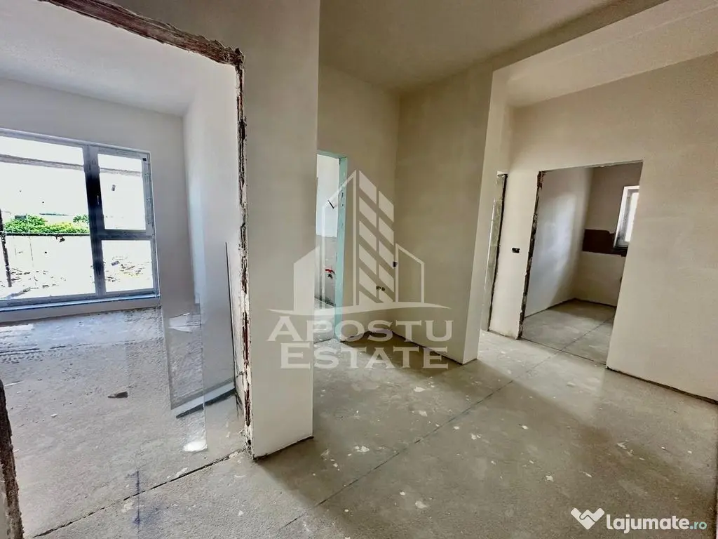 Apartament cu 2 camere, etaj intermediar, decomandat, Giroc