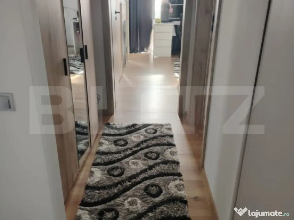 Apartament mobilat si utilat, loc de parcare subteran, zona