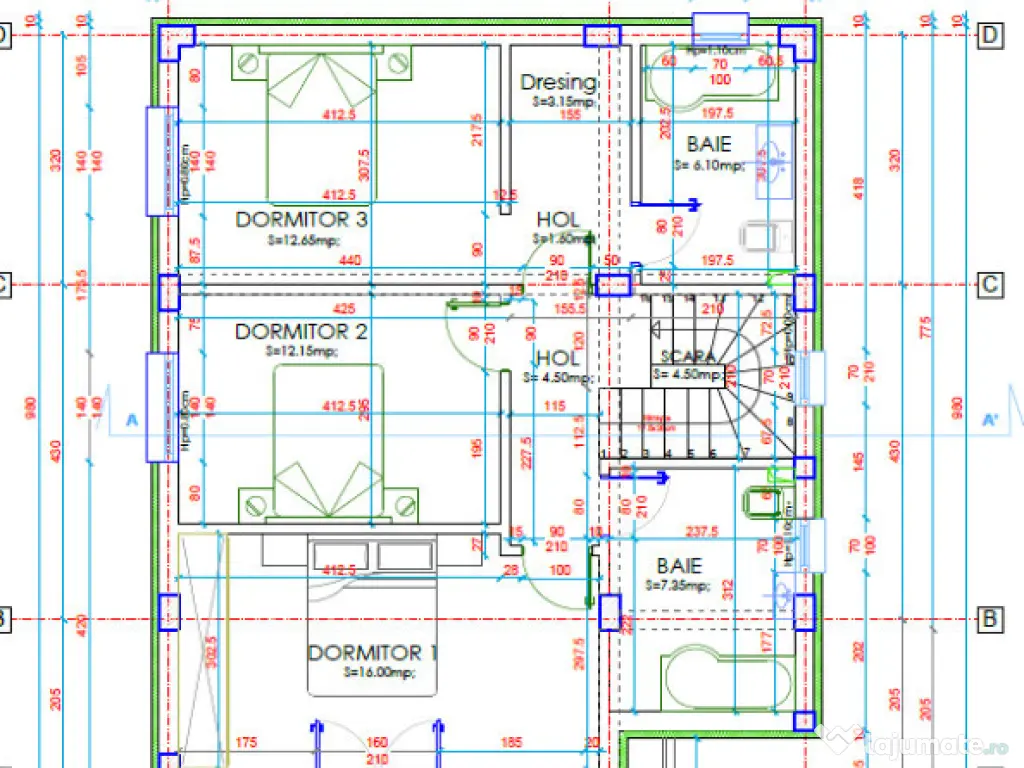 Vila individuala 4 CAMERE/TEREN-430 MP/Com.Berceni