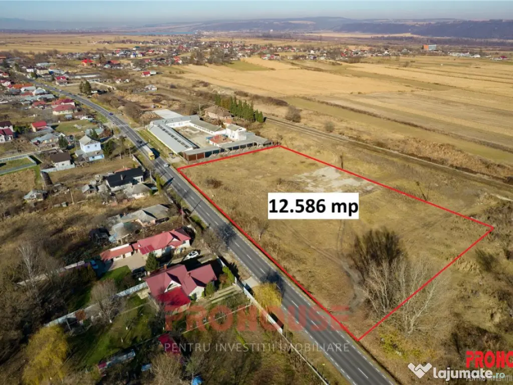 Teren 12.586mp - DN15 - Bacau - Buhusi - deschidere 162ml - 