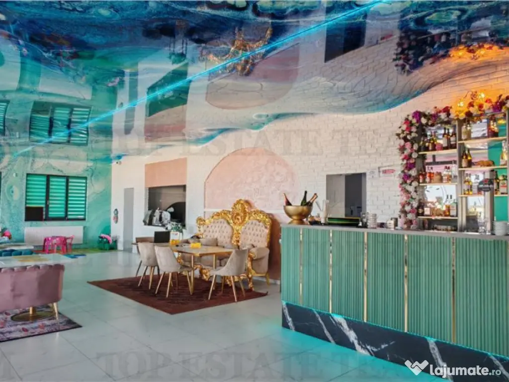 RESTAURANT CU TERASA 300MP, COMPLET MOBILAT/UTILAT, CHIRIAS 