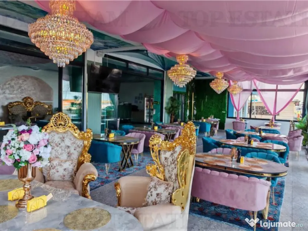 RESTAURANT CU TERASA 300MP, COMPLET MOBILAT/UTILAT, CHIRIAS 