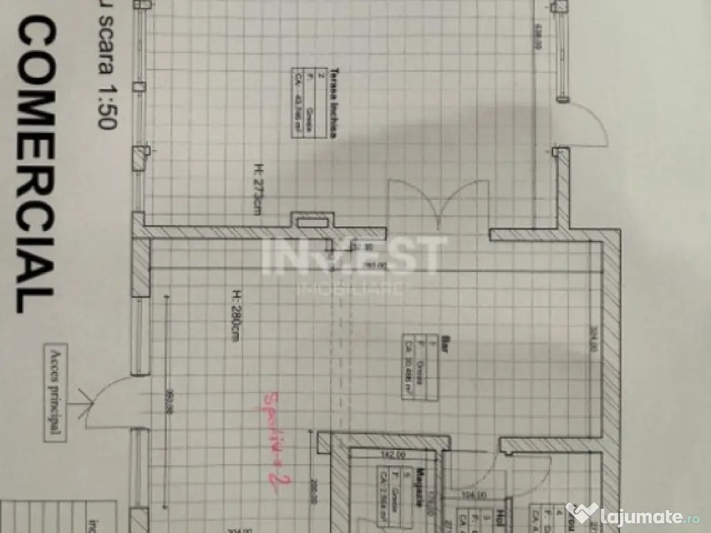 INCHIRIERE-SPATIU COMERCIAL-80MP-NICOLINA 